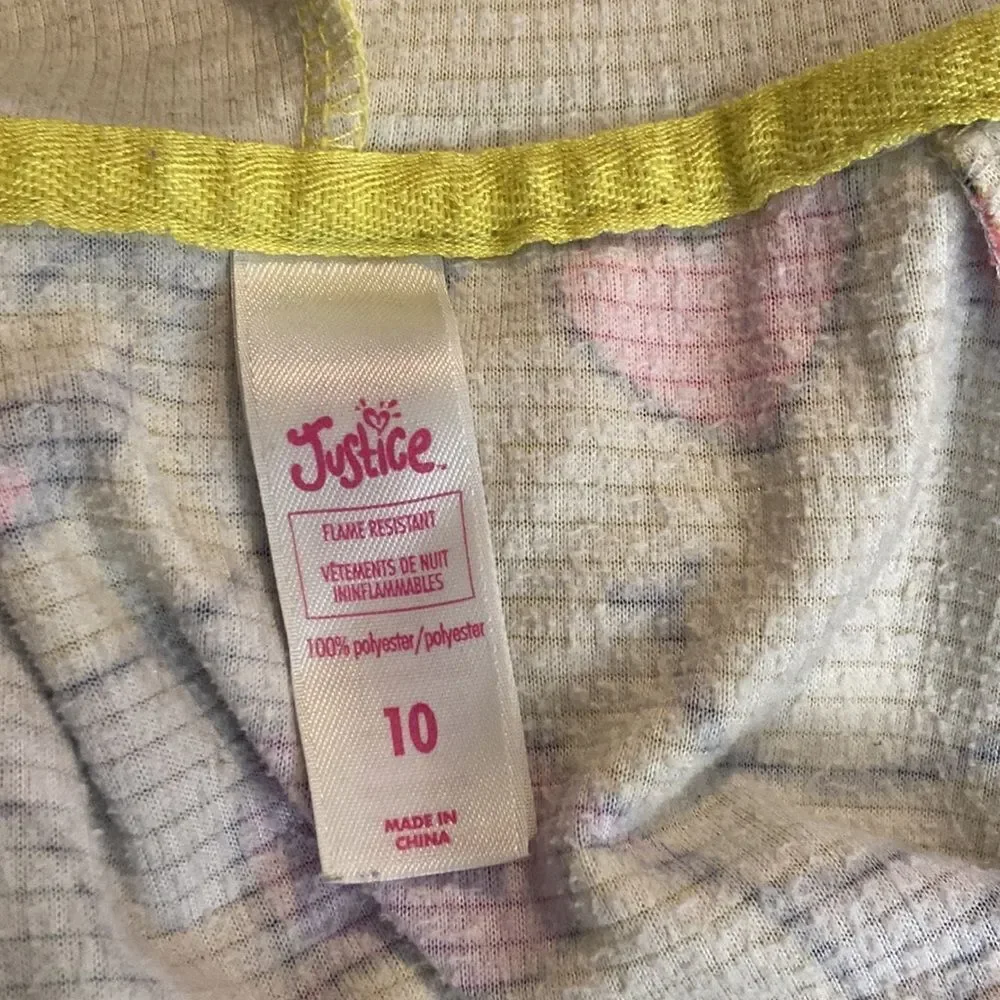 10X$50  Justice Emoji Onesie Pajama’s Onesies Unicorn Size 10